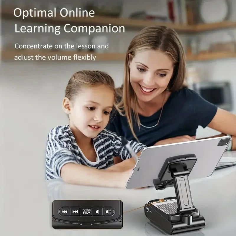 Brand New Mobile Phone Holder Stand With Bluetooth Speaker Adjustable Tablet Desktop Live Lazy Bracket Support Portable Wireless Speaker