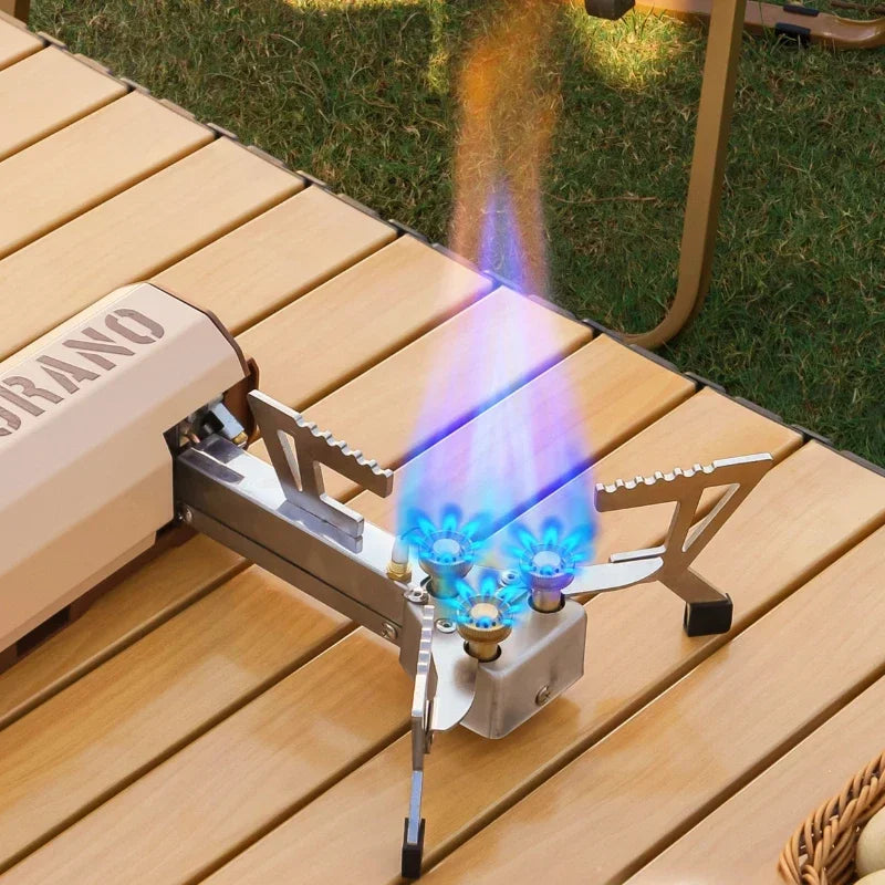 Our new 2025 Outdoor Samsung Cassette Stove, Portable Folding Cassette Stove, Compact Cookware for Wild Camping, Gas Fondue Cooker Tea Stove