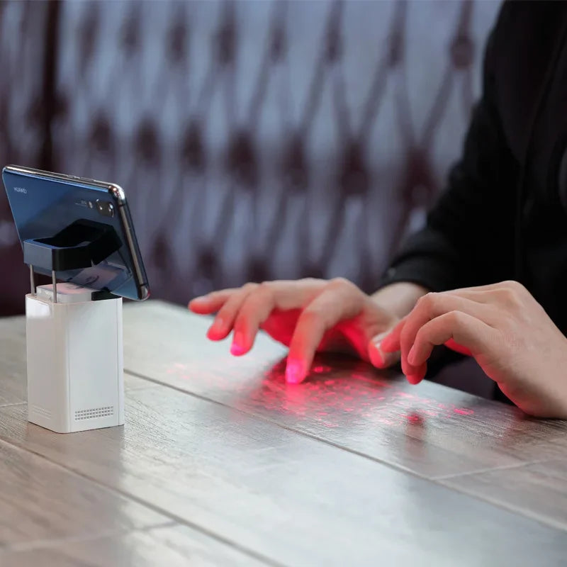 Our New collection 2025 Virtual Laser Keyboard Bluetooth Wireless Touch Projector Phone Keyboards For Computer Iphone Pad Laptop With Mouse Function