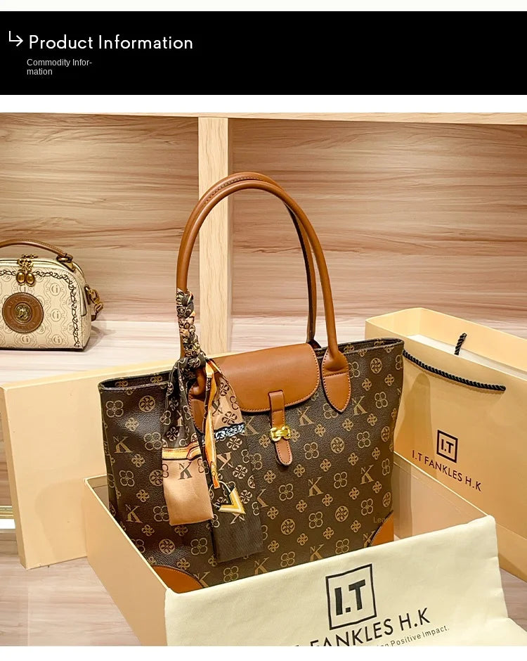Brand Women's Handbag 2024-2025 New Autumn/Winter Fashion Designer Shoulder Bag Retro Luxury Handheld Crossbody Bag Large Capacity FREE SHIPPING