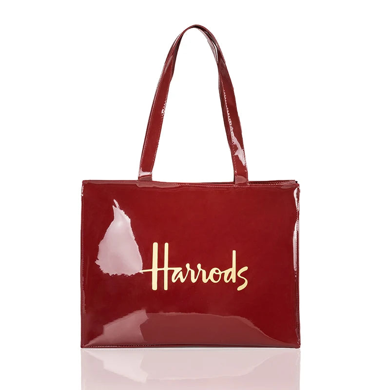 2024 Simple Fashion Style Jelly Handbag for Women Eco Friendly Flower Tote Shopping Bag Reusable Waterproof PVC Shoulder Shopper Bags