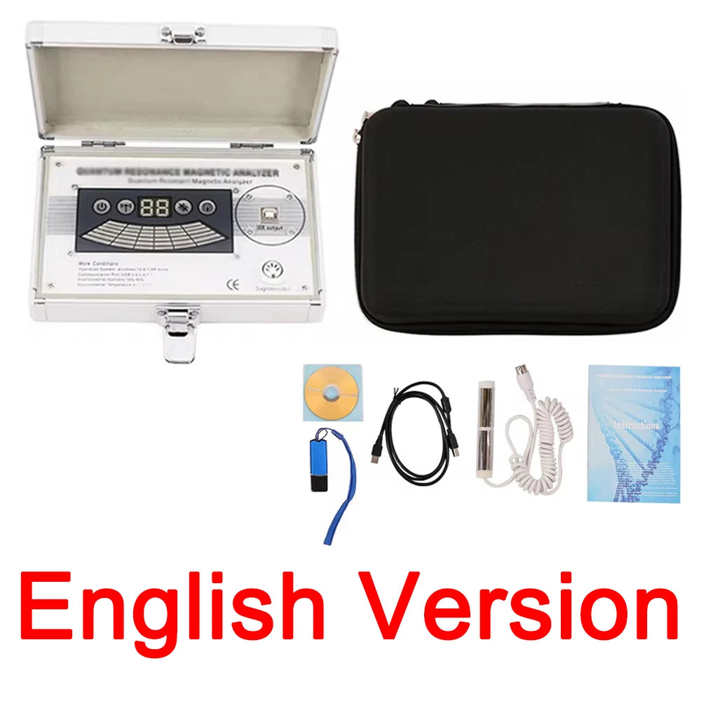 2025 Quantum Magnetic Resonance Analyzer Newest Version Body Fulling Scanner Sub-Health Analyzer Checking Set With 54 Reports