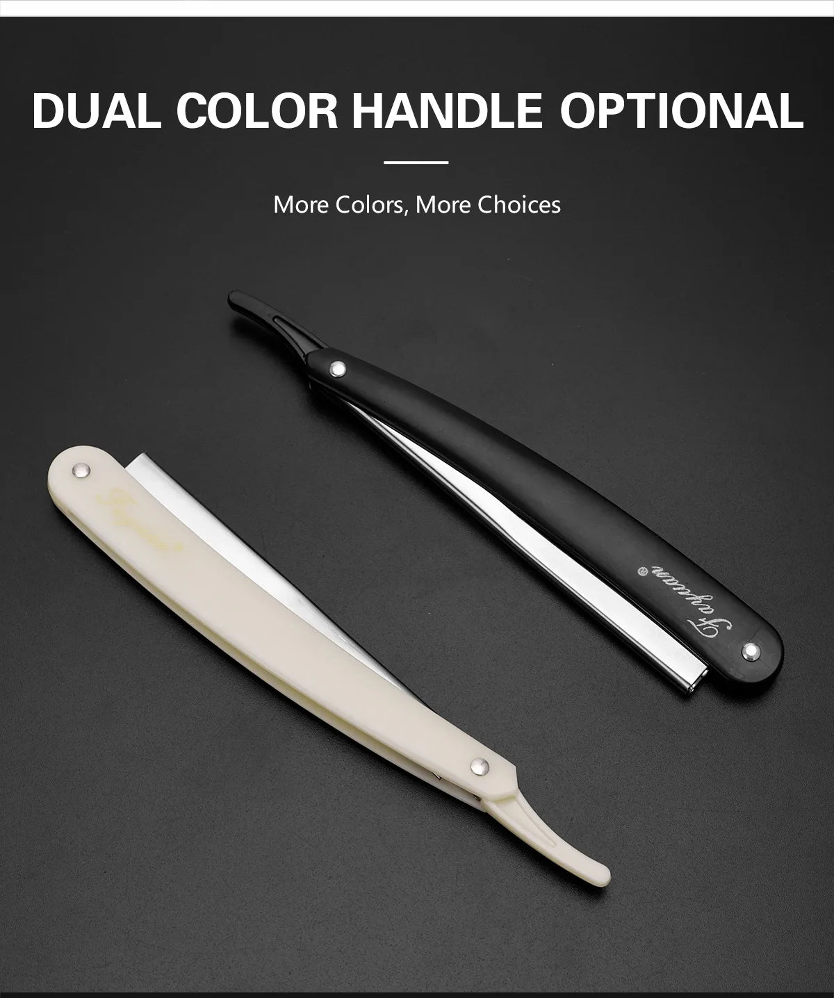Professional Manual Shaver Straight Edge Stainless Steel Sharp Barber Razor Folding Shaving Beard Cutter With Blade