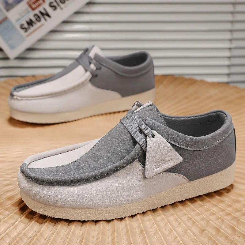 Spring New Retro Trendy One Step Fashion Men's Casual Shoes Outdoor Large Size Versatile Wear resistant Thick soled Men's Shoes