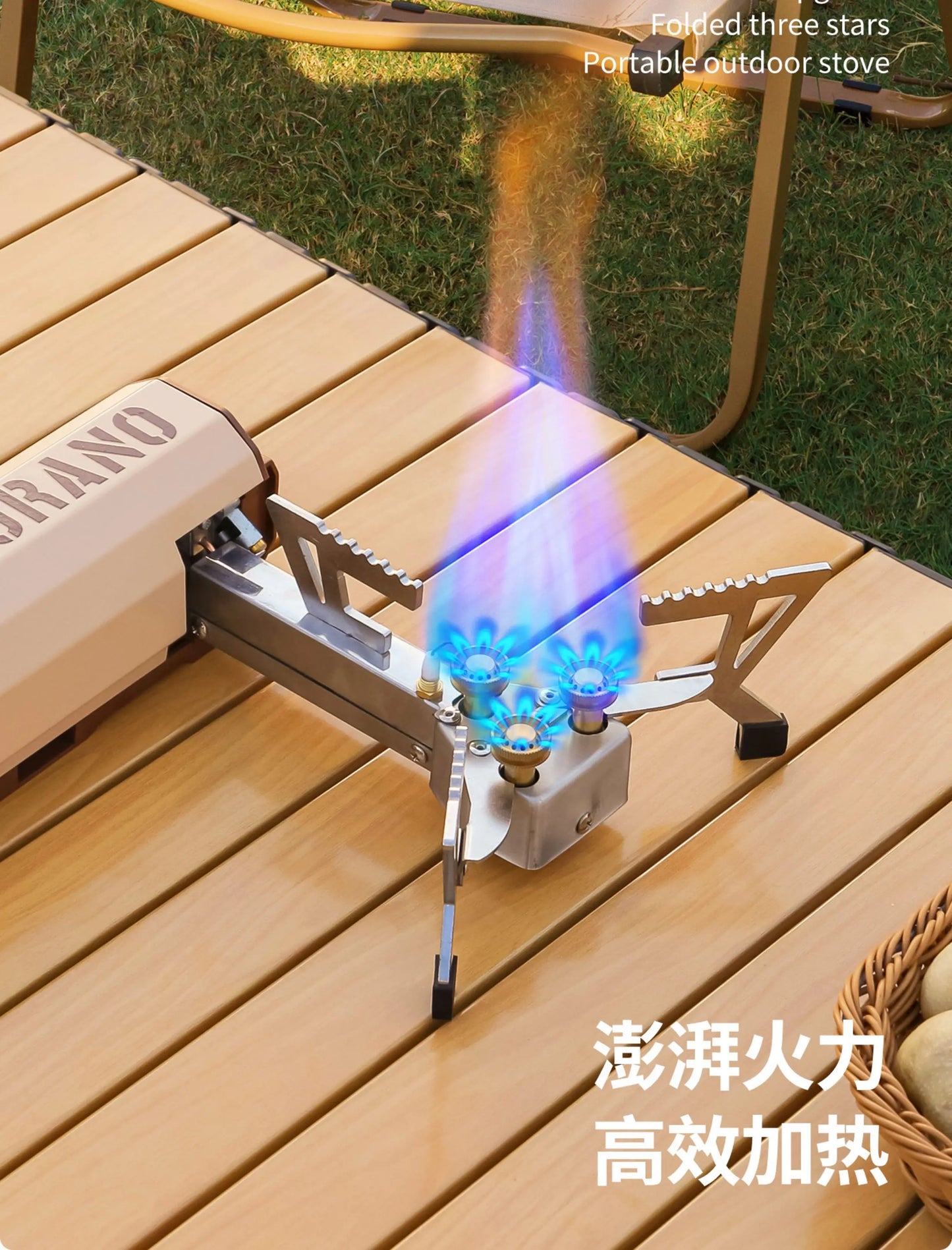Our new 2025 Outdoor Samsung Cassette Stove, Portable Folding Cassette Stove, Compact Cookware for Wild Camping, Gas Fondue Cooker Tea Stove