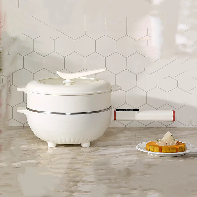 4.5L Multifunctional Electric Frying Pot Smart Electric Cooker Non-stick Frying Pot Large Capacity Electric Hot Pot 1350W