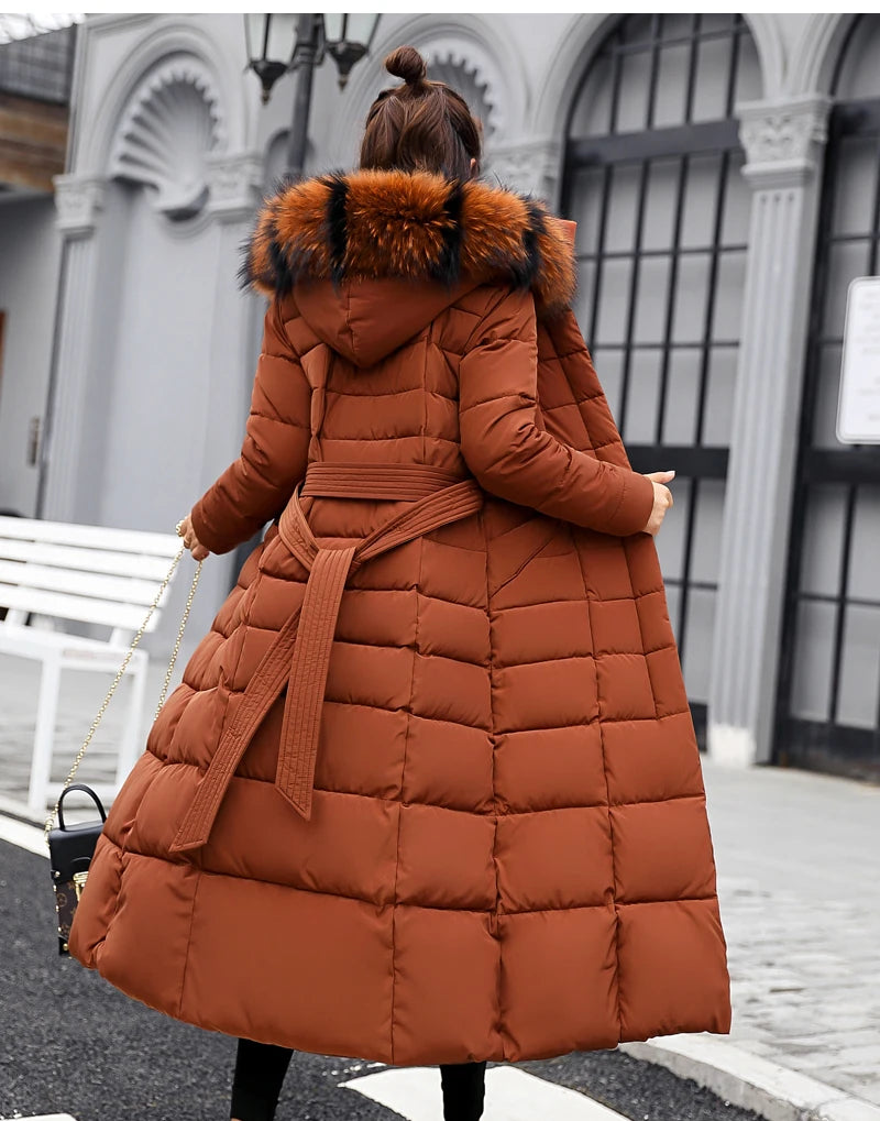2024 - 2025 New Arrival Fashion Slim Women Winter Jacket Cotton Padded Warm Thicken Ladies Coat Long Coats Parka Womens Jackets