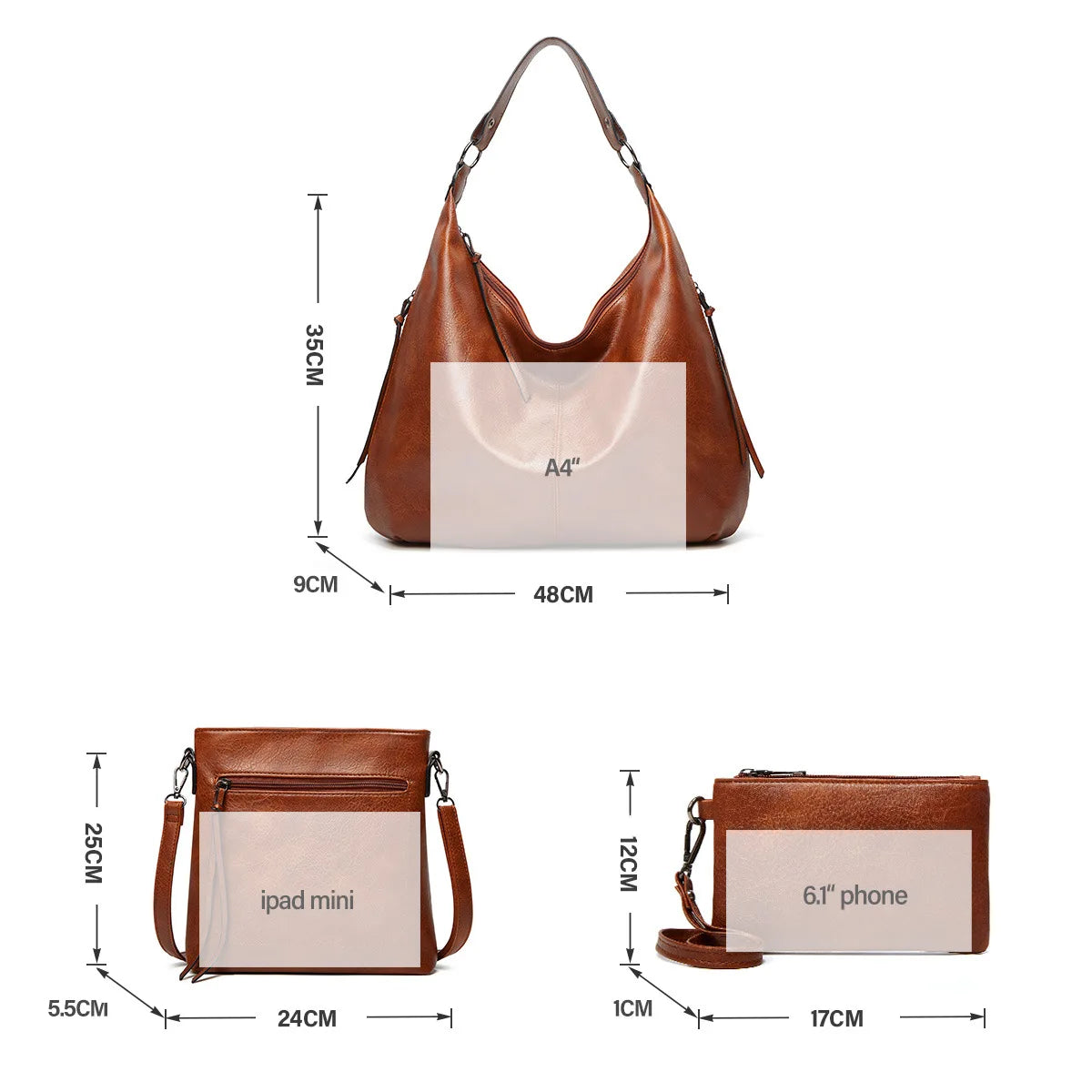 AMAZONY 2024 Women Luxury Bag Casual Tote Female Fashion Summer Beach Handbag Lady Popular Soft High Quality Leather Shoulder Shopping Bag