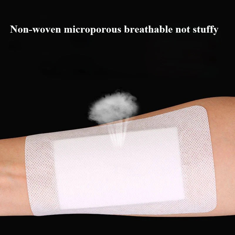 40Pcs Medical Wound Dressing Adhesive Trauma Postoperative Wound Hemostasis Patch Caesarean Section Large Size Band Aid Sticker