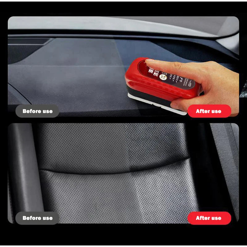 Car Glass Strong Gloss Cleaner Oil Film Remover Windshield Window Rearview Mirror Glass Cleaner Remover Dirt Car Cleaning Brush