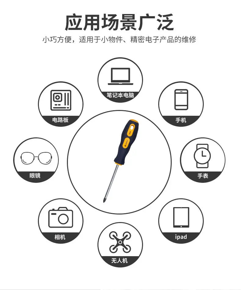 3*150-6*150mm PH0 PH1 PH2 Phillips Screwdriver 3MM 5MM 6MM Slotted Screw Driver Multifunctional Magnetic Cross Bolt Driver Tools