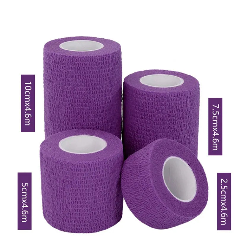 4.6M Sport Tape Waterproof Self Adhesive Elastic Bandage Muscle Tape Finger Joints Wrap Bandage Nonwoven Cohesive Bandage
