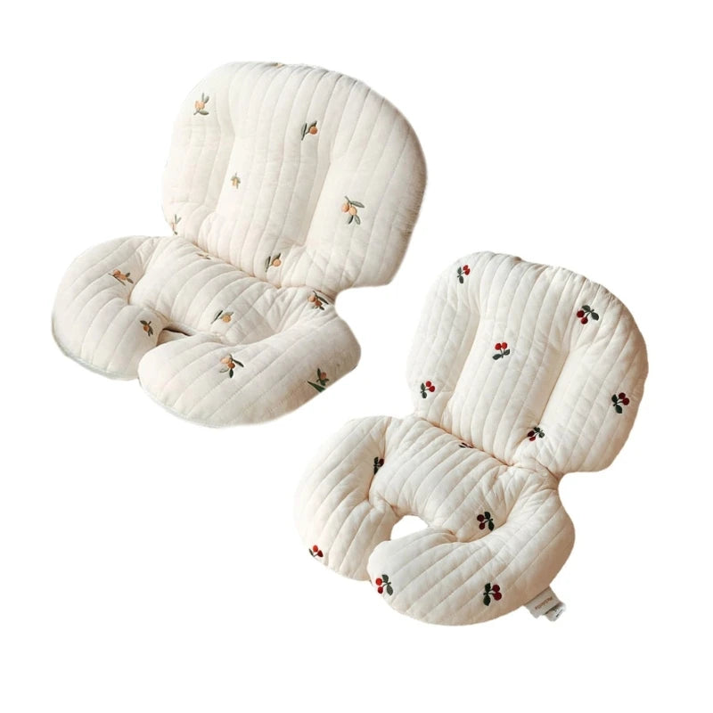 Breathable Stroller Cushion Warm High Chair Mat Non-Slip Thickened Cushion Pad