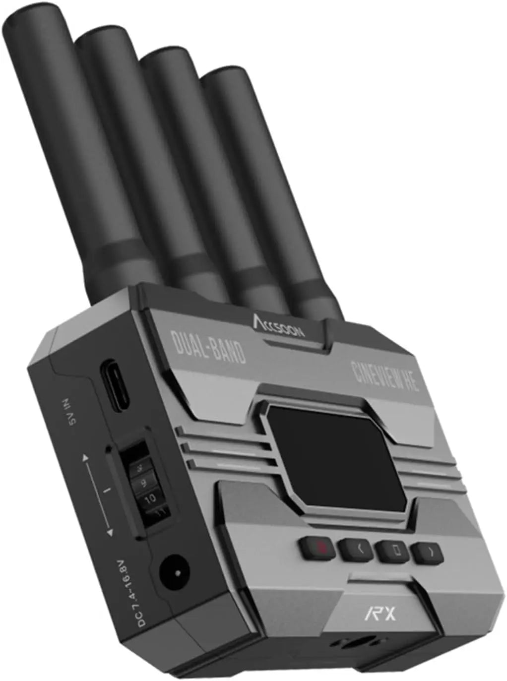 ACCSOON CineView HE Wireless Video Transmission System Transmitter Receiver HDMI 1080p 1200ft to 4 Devices for Live Streaming