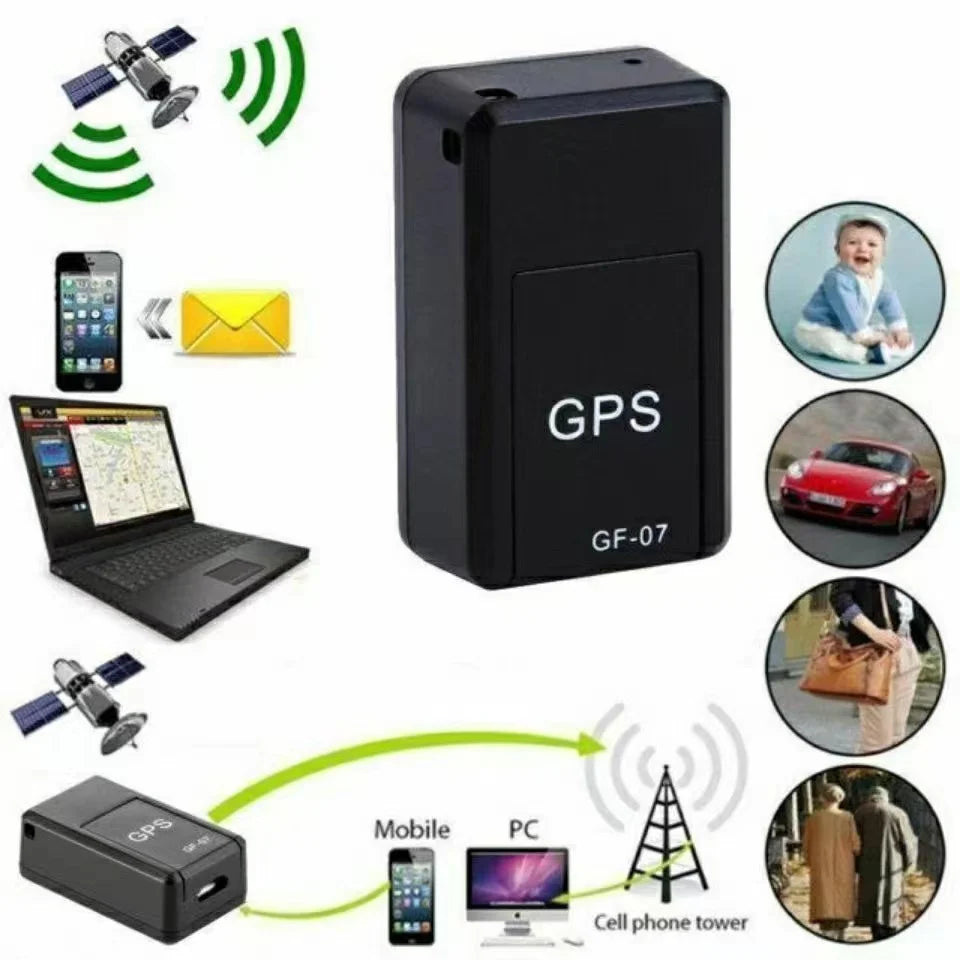 AMAZONY 2024 NEW TRACKER Car GPS Mini Tracker GF-07 Real Time Tracking Anti-Theft Anti-lost Locator Strong Magnetic Mount SIM Message Positioner