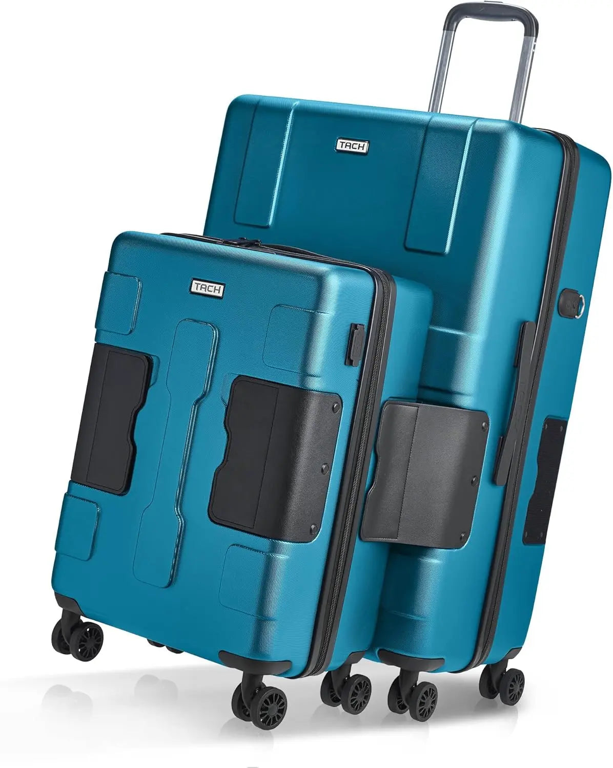 2 Piece Luggage Set - 20 & 28 inch Luggage | Carry On & Large Checked Suitcases Patented Built-In Connect