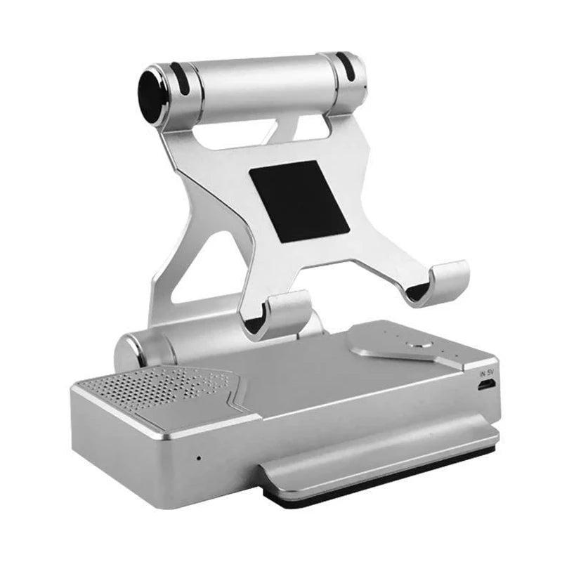 Metal Phone Holder Power Bank 10000mAh Bluetooth Speaker 3 in 1 Multifunctional Stand for Universal Mobile Phone