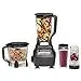 QWNinja BL770 Mega Kitchen System,1500W,4 Functions for Smoothies,Processing,Dough,Drinks & More,with 72-oz.* Blender Pi