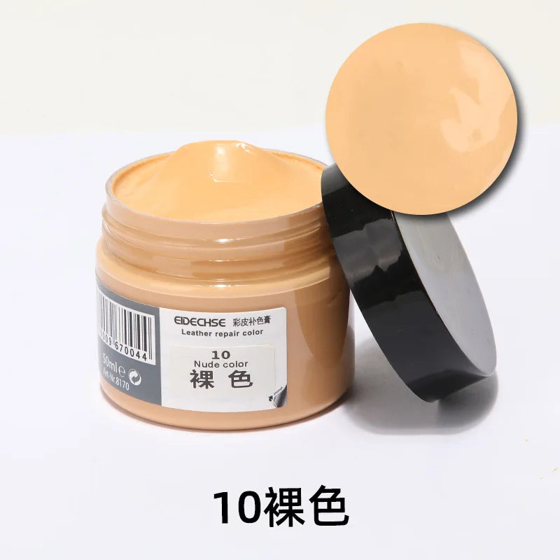 50ml Car Care Leather Skin Refurbish Repair Tool Auto Seat Sofa Coats Holes Scratch Cracks Restoration Cream Repair Paste