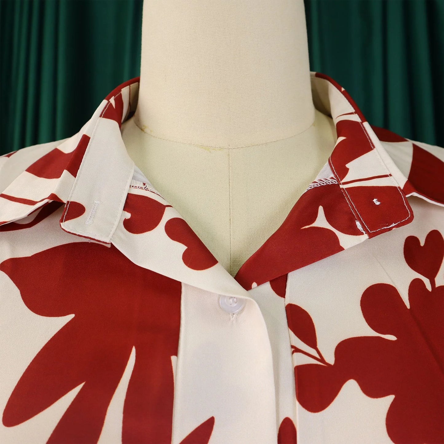 Brand New collections 2024-2025 Elegant Shirts Dresses for Women Printed Turn Down Collar Full Sleeve Belt Waisted Asymmetric Fashion Ladies Birthday Vestidos
