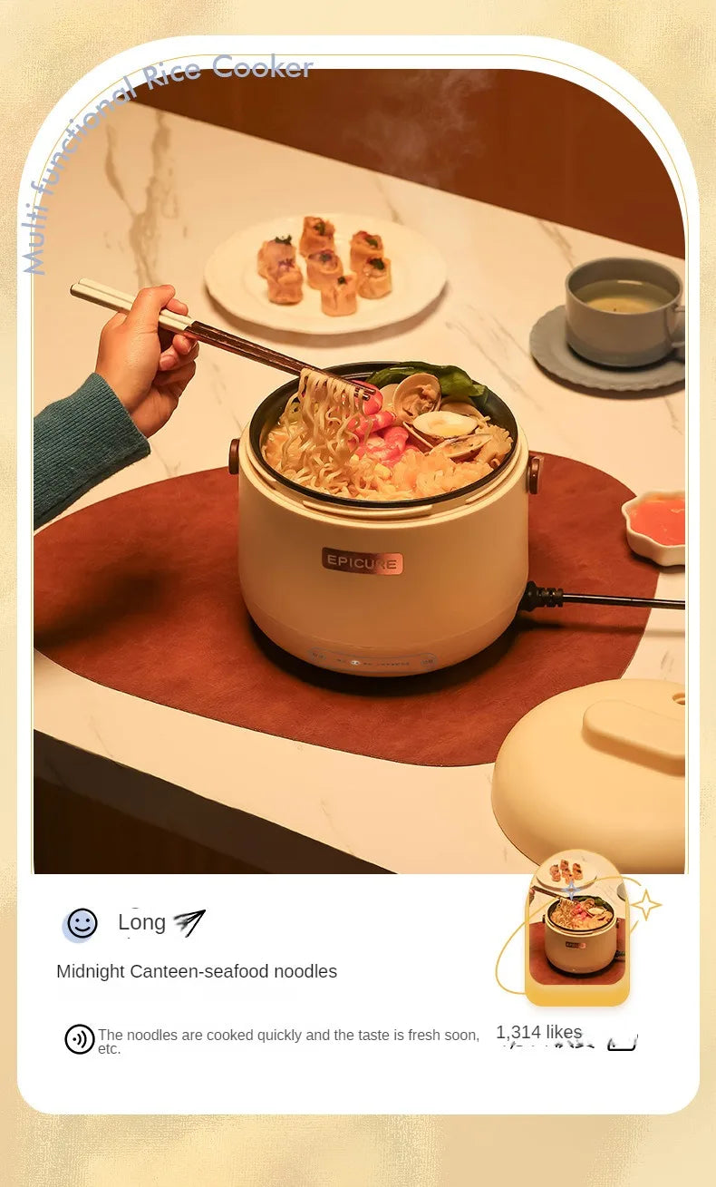 220V Electric Sugar Drained Rice Cooker Home Non-stick Electric Low Sugar Rice Cooker & Sugar draining inner Multi Cooker 1.7L