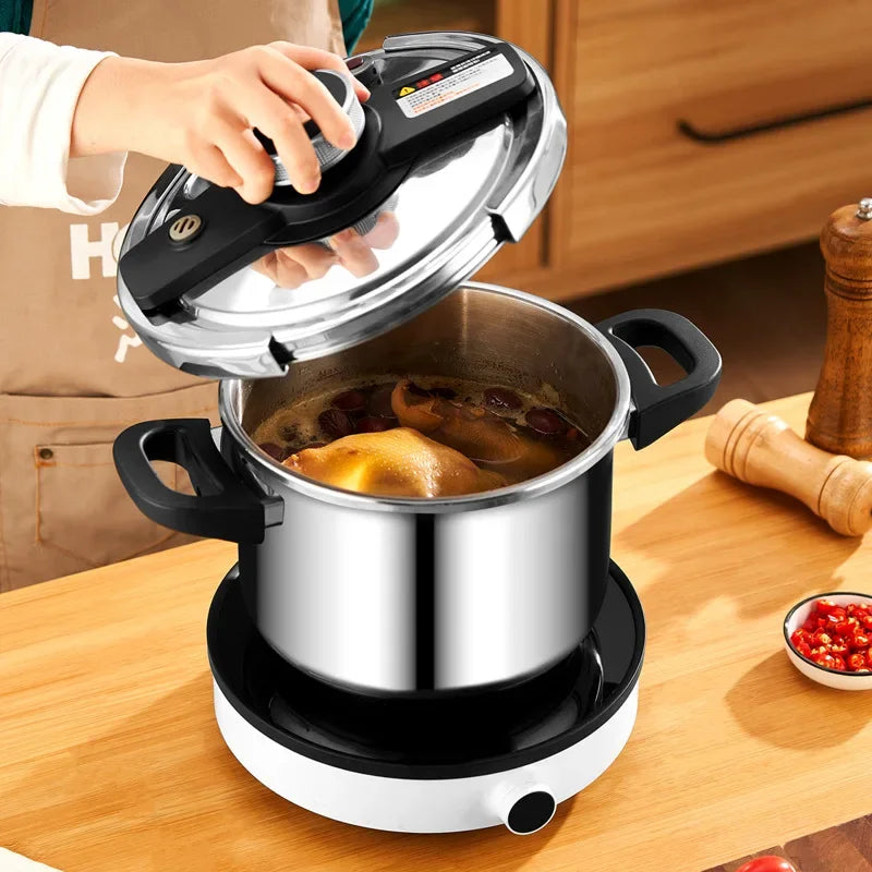 100Kpa Pressure cooker Stainless steel non stick pan 360 degrees Open close pressure cookers kitchen Non coating Pressure canner