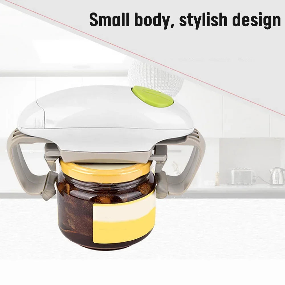 Automatic Can Opener One Jar Bottle Opener Electronic Hands Free Battery Operated Kitchen Beer Bottle Open Tool