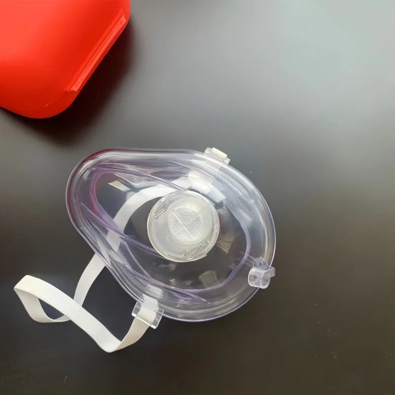 1pcs Medical CPR Rescue Mask Adult Child Pocket Resuscitator Outdoor First Aid Cardiac Rescue Mask Survival Equipment