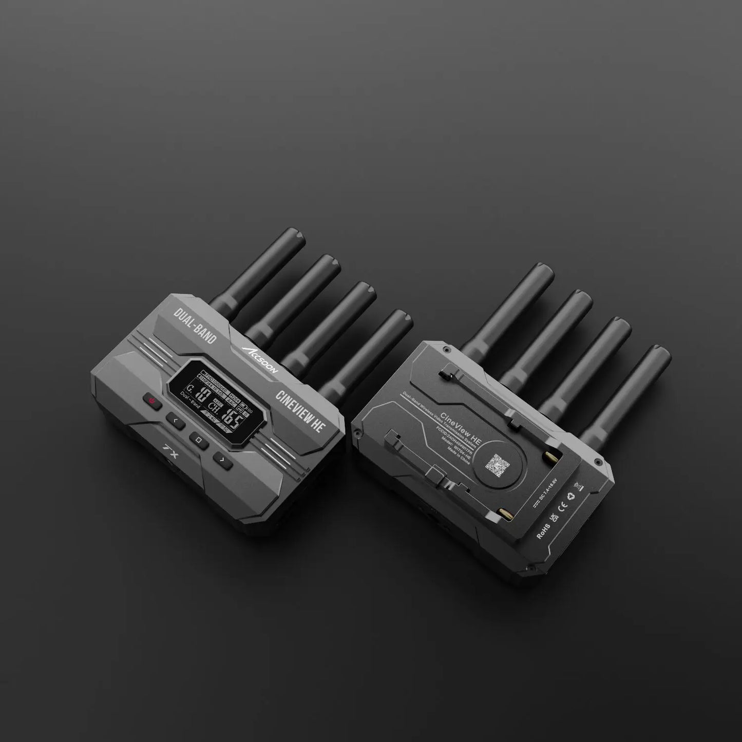 ACCSOON CineView HE Wireless Video Transmission System Transmitter Receiver HDMI 1080p 1200ft to 4 Devices for Live Streaming
