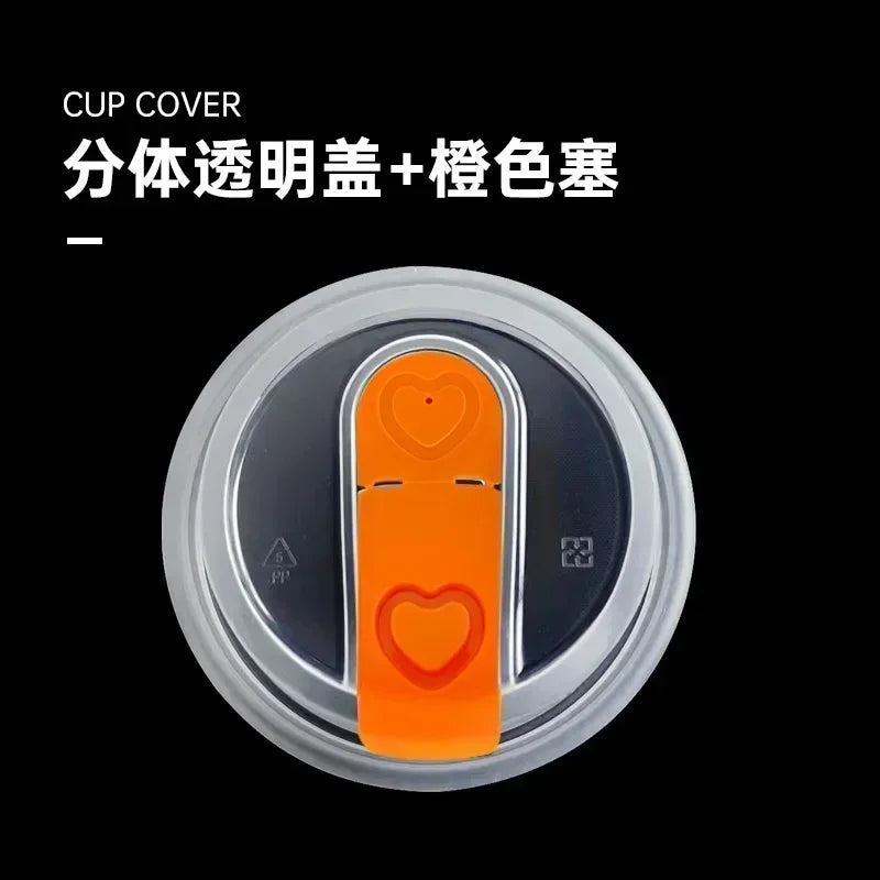 100pcs 90 Caliber Matte Cup Cover Disposable Coffee Milk Tea Take-out Food Packing Cup Lid Leak Proof Clear Plastic Cups Lid