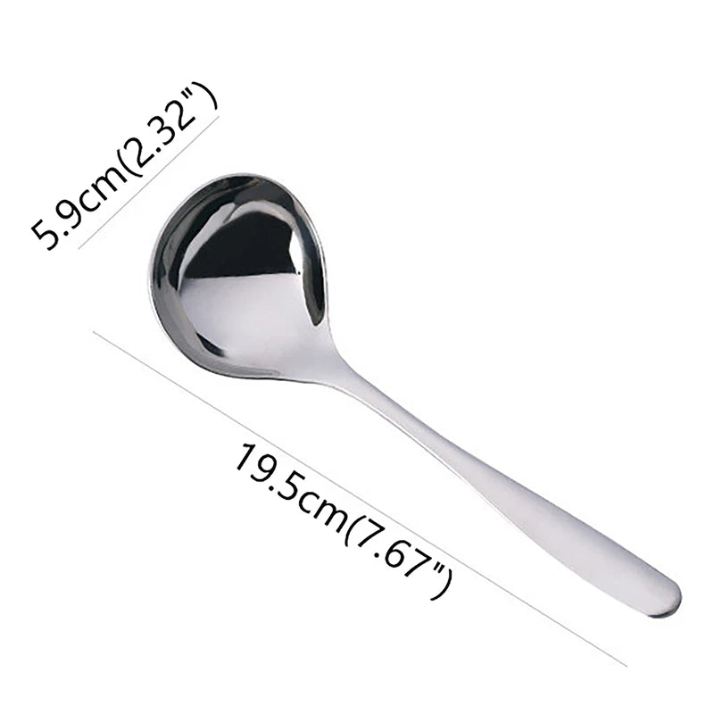 Stainless Steel Filter Spoon Soup Fat Oil Separator Ladles Skimmer Spoon Soup Colander For Kitchen Heat Insulation Anti-scalding