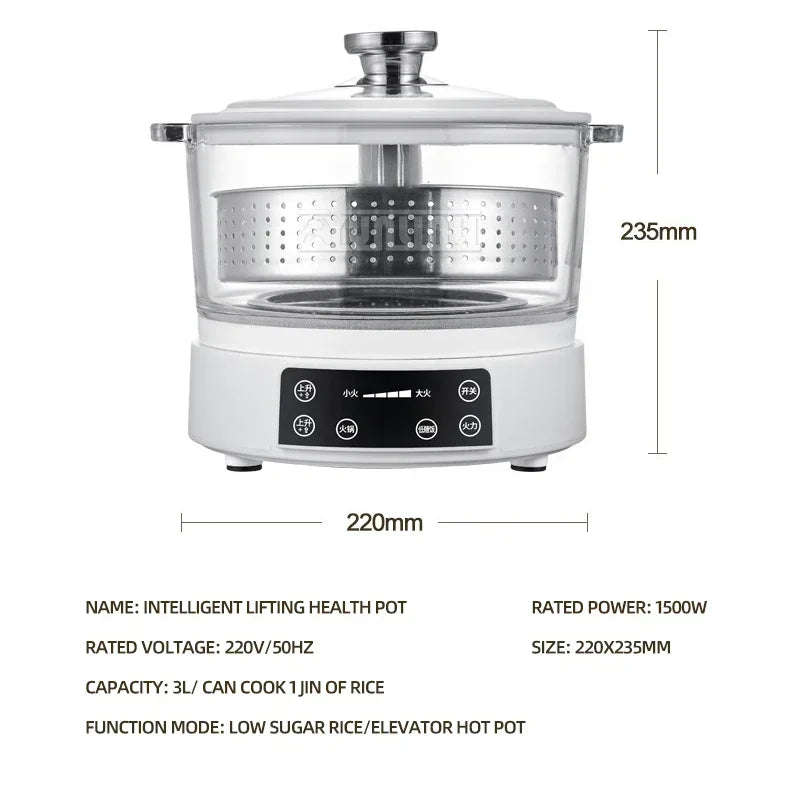 Electric Rice Cooker Multi-functional Sugar Controlled Rice Cooker Household Intelligent Health Pot