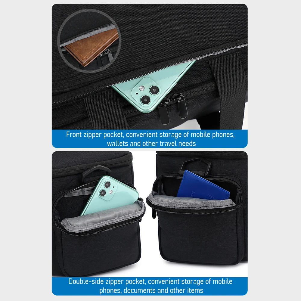 TINTINOS Travel Camera Shoulder Bag Water-resistant Shock-proof Camera Bag for Mirrorless Camera with Removable Dividers Shoulder Strap