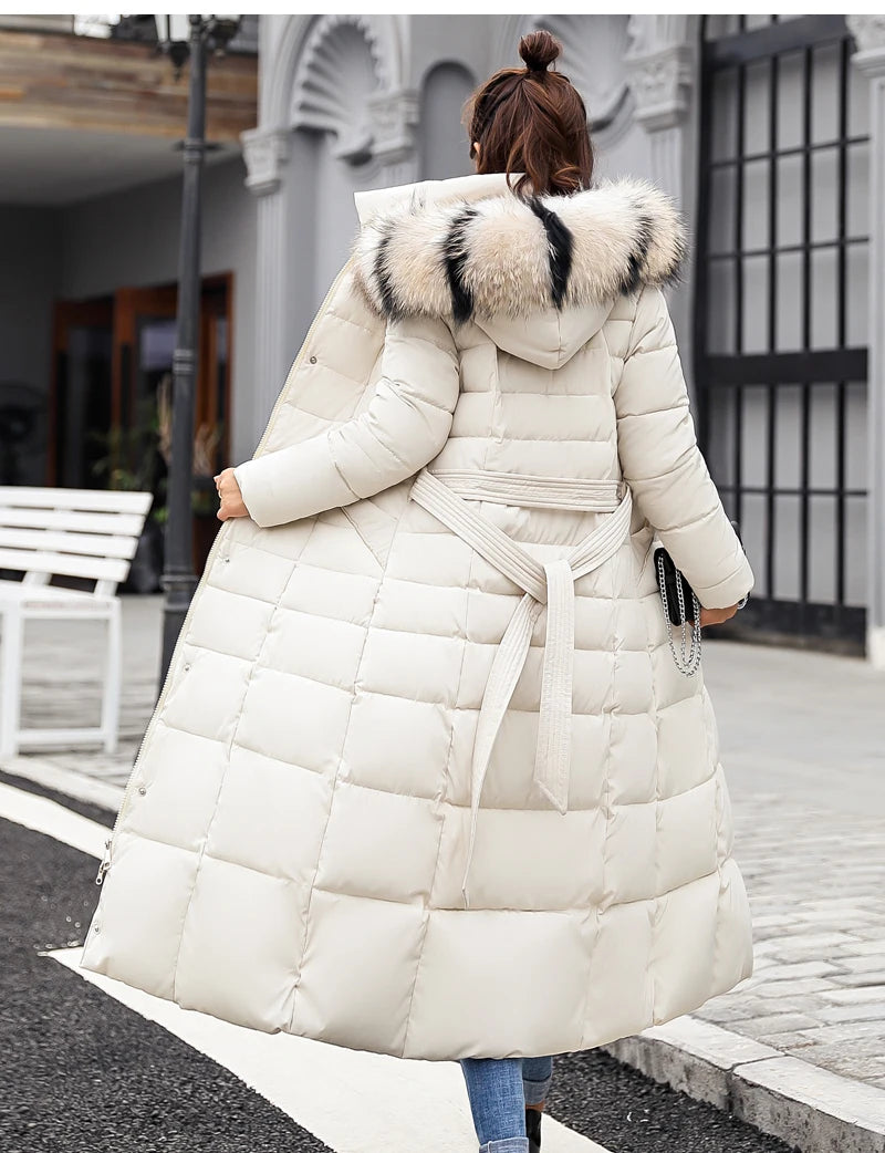 2024 - 2025 New Arrival Fashion Slim Women Winter Jacket Cotton Padded Warm Thicken Ladies Coat Long Coats Parka Womens Jackets
