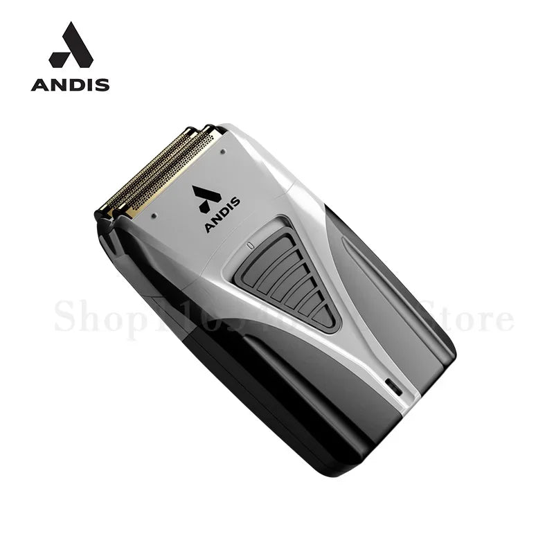 Original Andis Profoil Lithium Plus 17255 Barber Hair Cleaning Electric Shaver For Men Beard Stubble Razor Titanium Foil Shaver