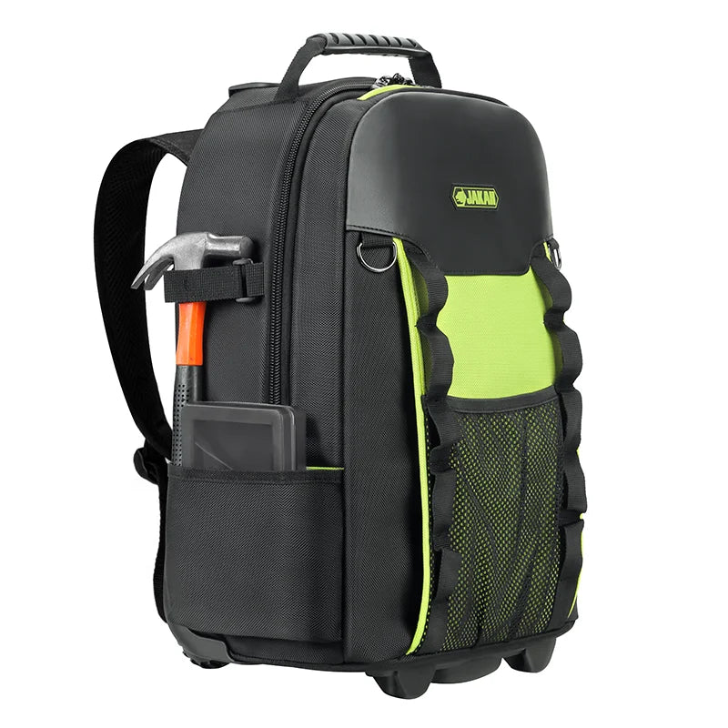 Tool Bag on Wheels Men's Trolley Tool Backpack Large Capacity Tool Bags For Electrician