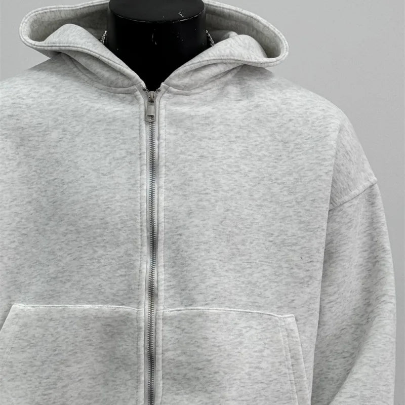 USA Fashion Spring 2025 New Hooded Sweatshirt Men's Back Backpack Design Sense Casual Top Jacket Male and Female Clothing