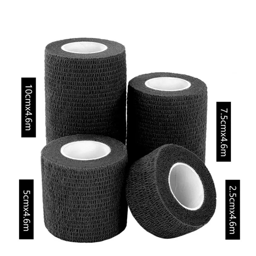 4.6M Sport Tape Waterproof Self Adhesive Elastic Bandage Muscle Tape Finger Joints Wrap Bandage Nonwoven Cohesive Bandage
