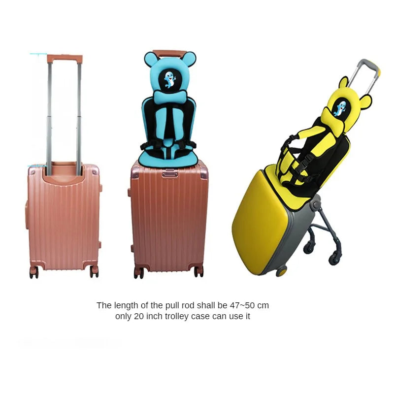 2024 Travel Suitcase Cushion Mat for Trolley Case Child Safety Guard for Rolling Luggage Portable Seat for Free Shipping Kid Luggage