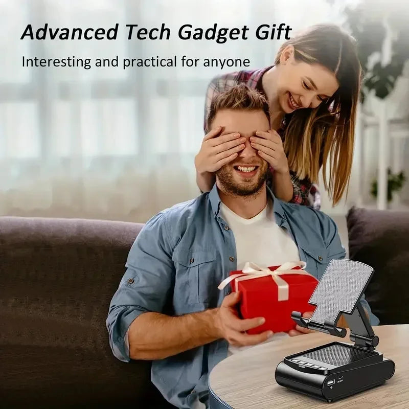 Brand New Mobile Phone Holder Stand With Bluetooth Speaker Adjustable Tablet Desktop Live Lazy Bracket Support Portable Wireless Speaker