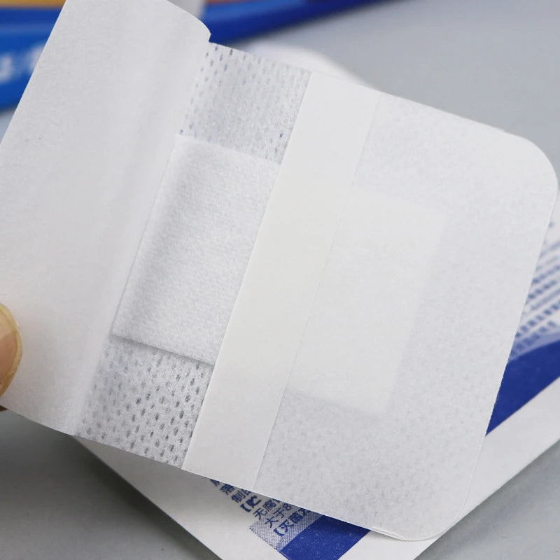 40Pcs Medical Wound Dressing Adhesive Trauma Postoperative Wound Hemostasis Patch Caesarean Section Large Size Band Aid Sticker