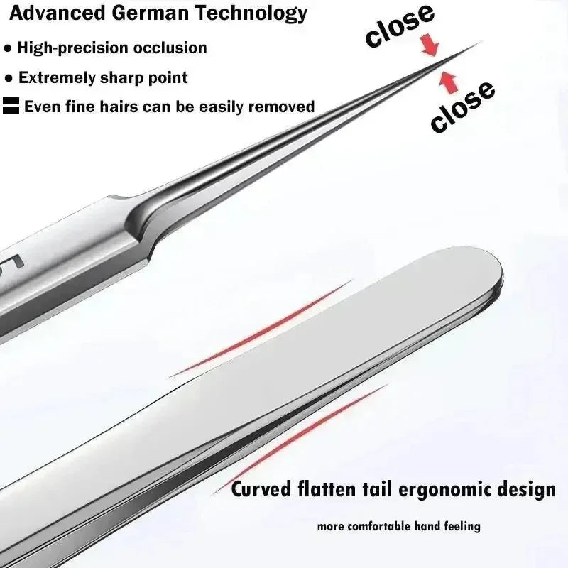 11Pcs Pro Acne Needles Blackhead Remover Ultra-fine No. 5 Cell Clips Pimples Tweezers Facial Pore Cleaning Face Skin Care Tools free Gift laptop stand