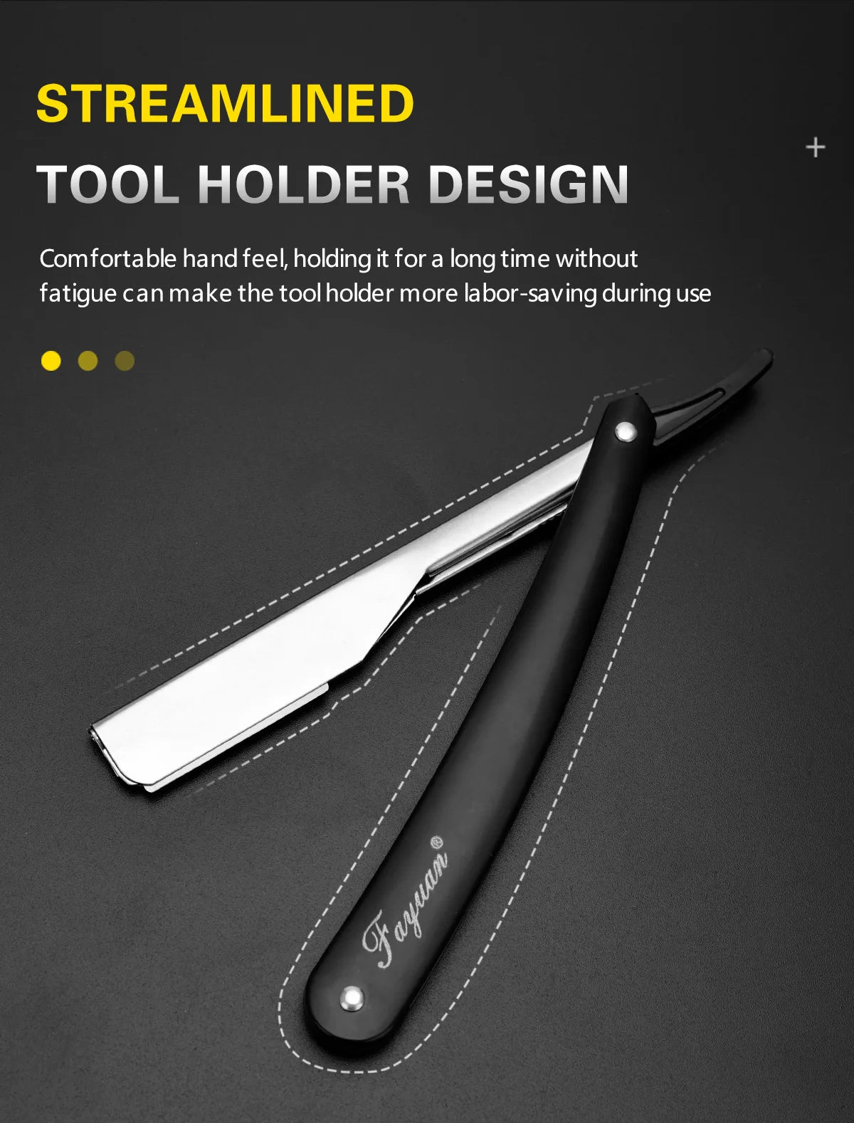 Professional Manual Shaver Straight Edge Stainless Steel Sharp Barber Razor Folding Shaving Beard Cutter With Blade