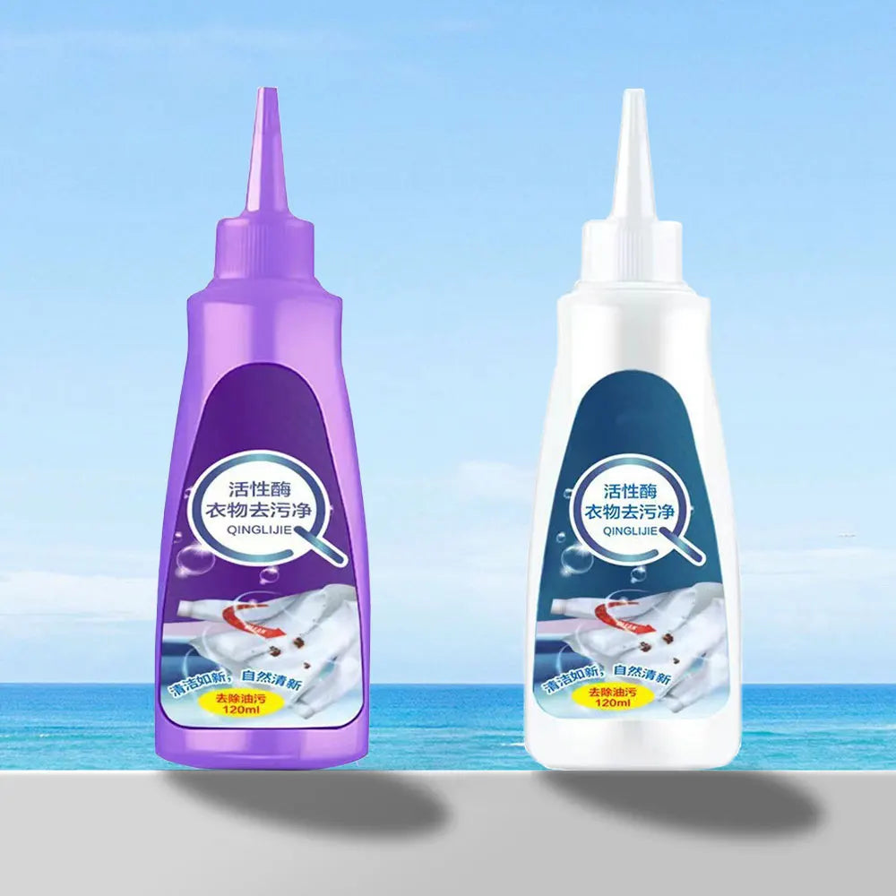 NEW 2024-2025 120Ml Laundry Stain Removers Spray Portable Active Enzyme Clothing Stain Removal Agents for Down Jacket T-Shirt