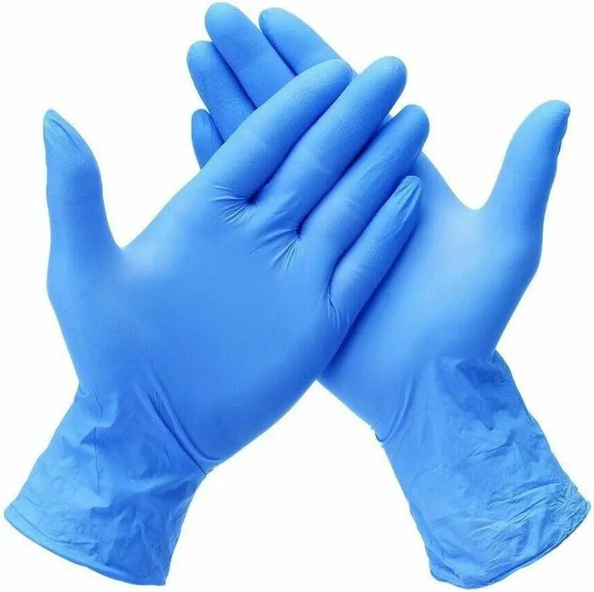 12" X 1000' Aluminum Foil Roll wtih Blue Nitirle Gloves Combo Pack (4 Rolls)