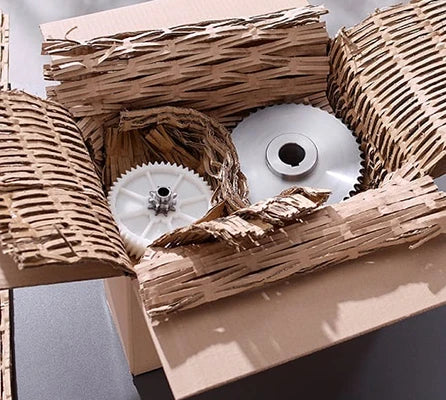 Super Factory Eco-Friendly Reuse Cardboard Kraft Expanding Pad Shredder Corrugated Paper Cutting Machine For Cutting Width 320mm