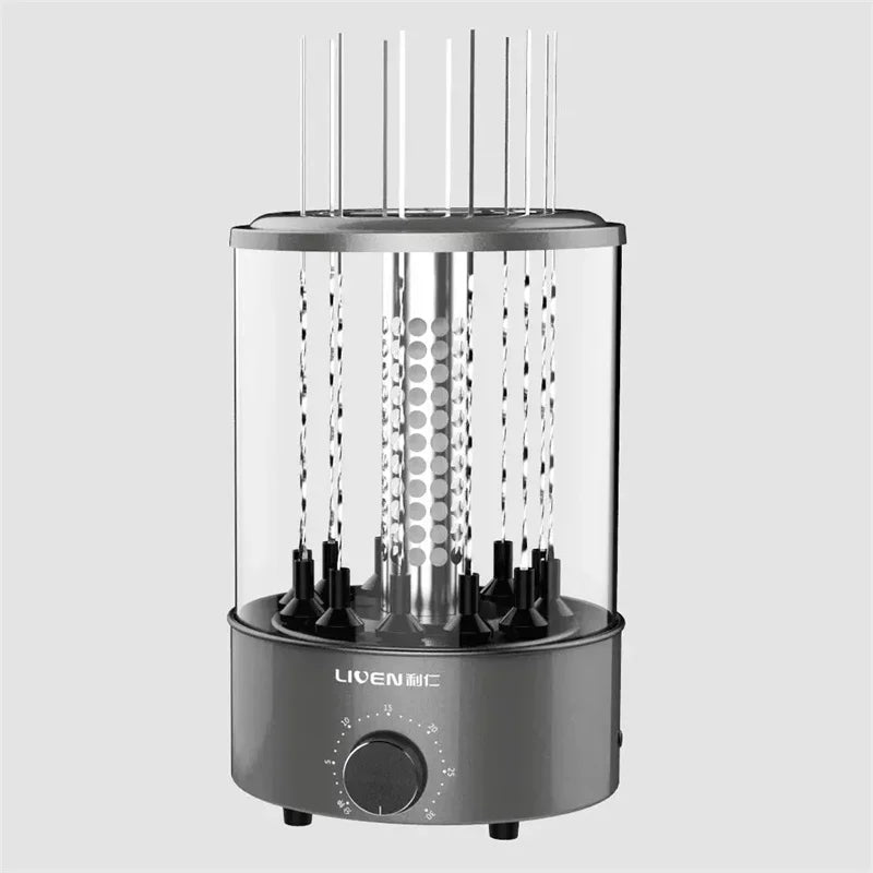 220V Electric Barbecue Machine Multifunctional Indoor Rotating Automatic Skewer Machine Indoor Lamb Skewer Pot Barbecue Machine
