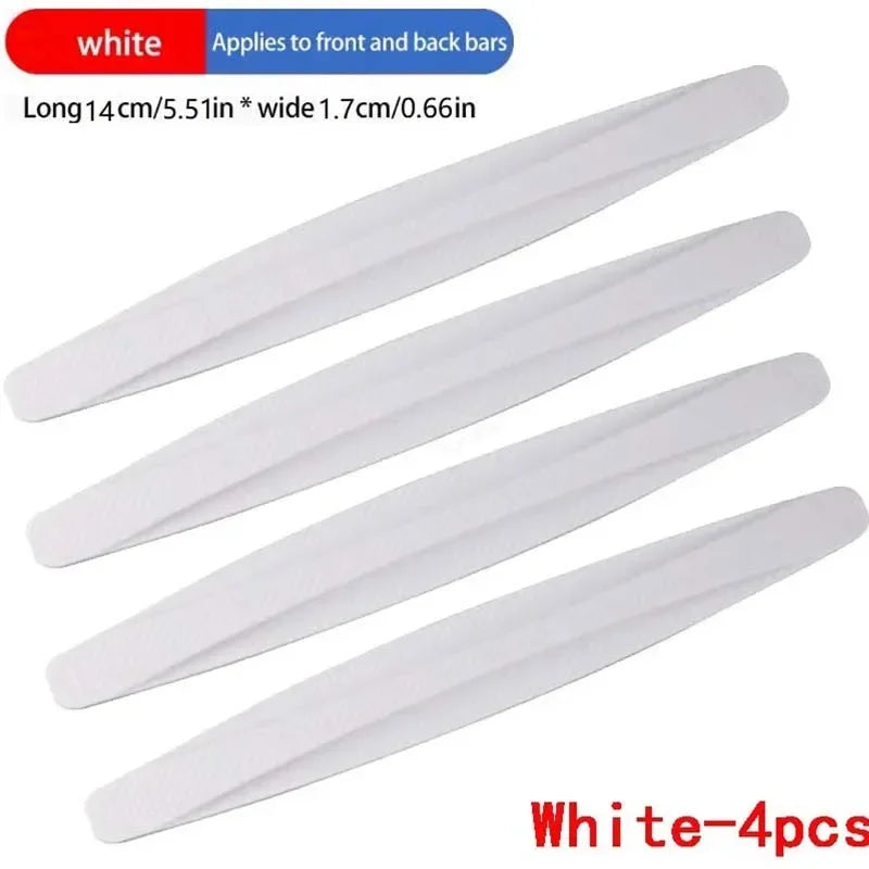 6/4 Piece Car Anti-collision Protection Strip Auto Front Rear Bumper Corner Protector Guard Decoration Strip for Car Accessories