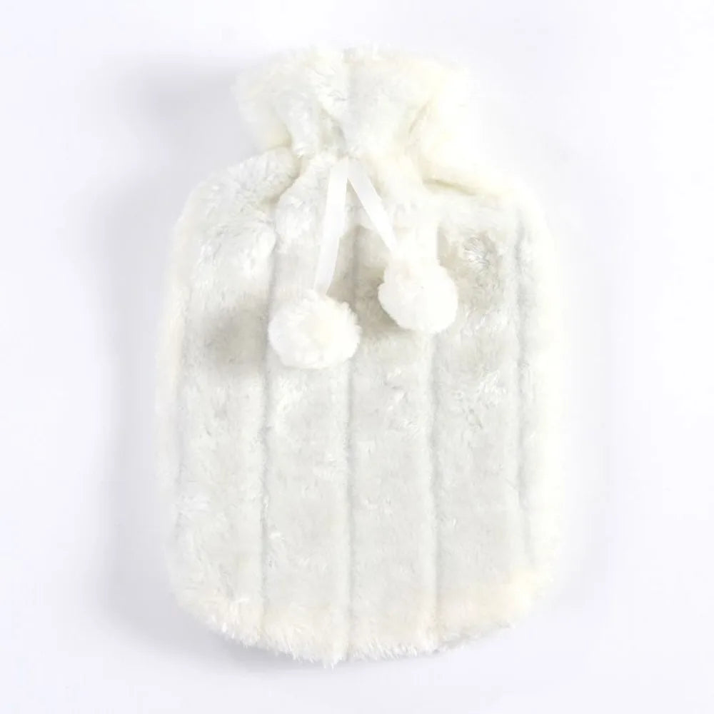 Removable Hot Water Bottle Cover Explosion Proof Leak-proof Plush Covering Portable and Reusable Cold-proof Hand Feet Warmer