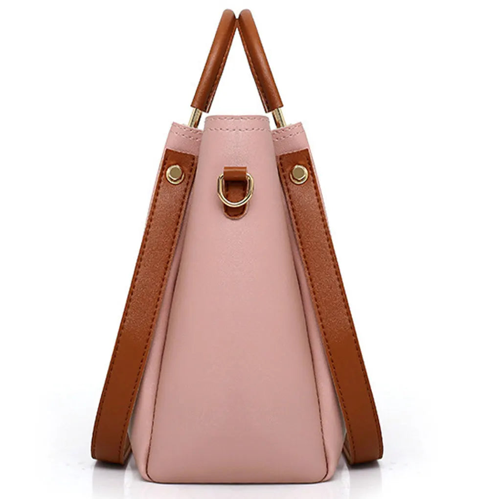 AMAZONY 2024 4psc Fashion Women Shoulder Bags PU Crossbody Bags Wallet New Totes Bag Handbag Clutches Purse Women’s Bag Set